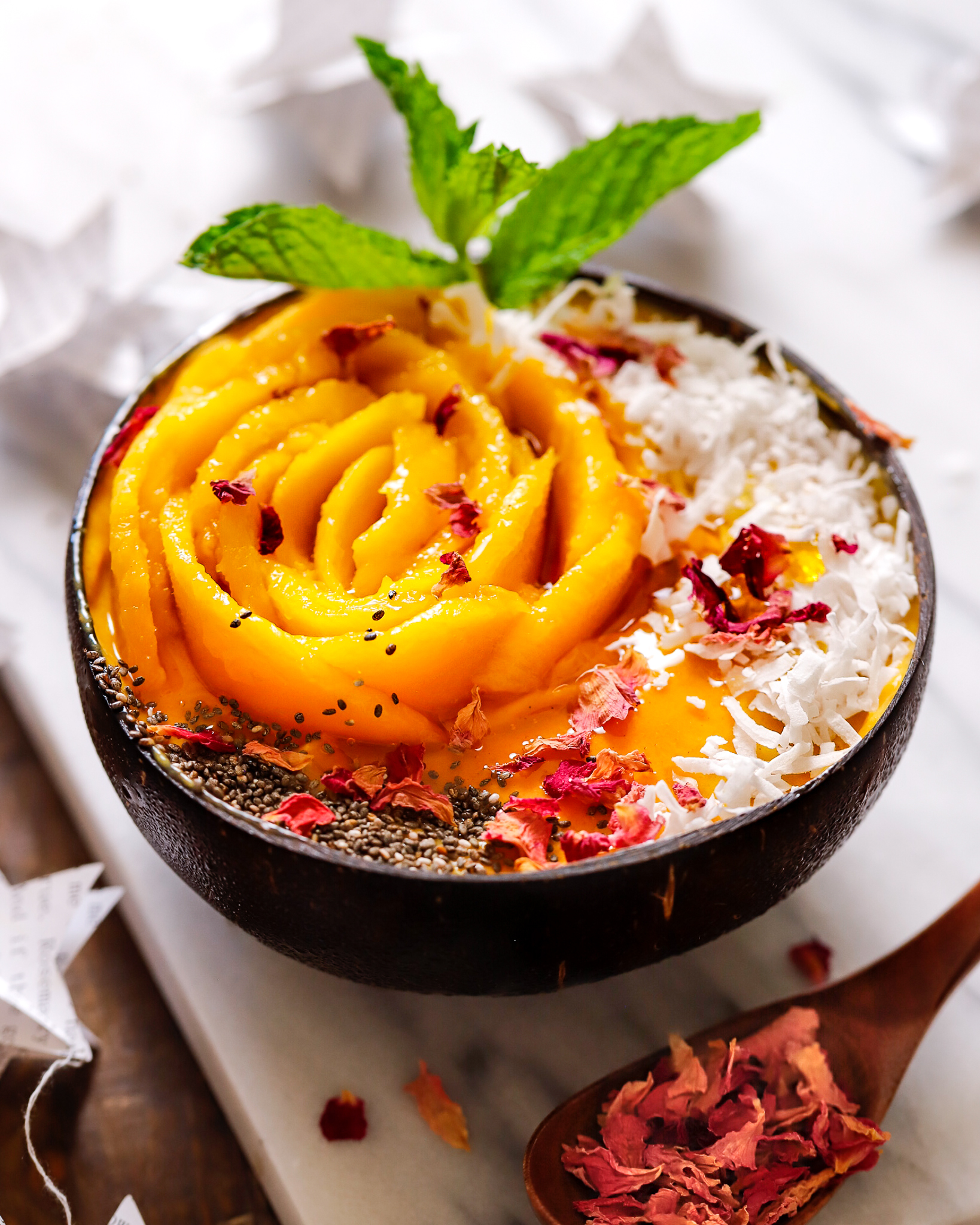 MANGO LASSI SMOOTHIE BOWL - Plant-Based Passport