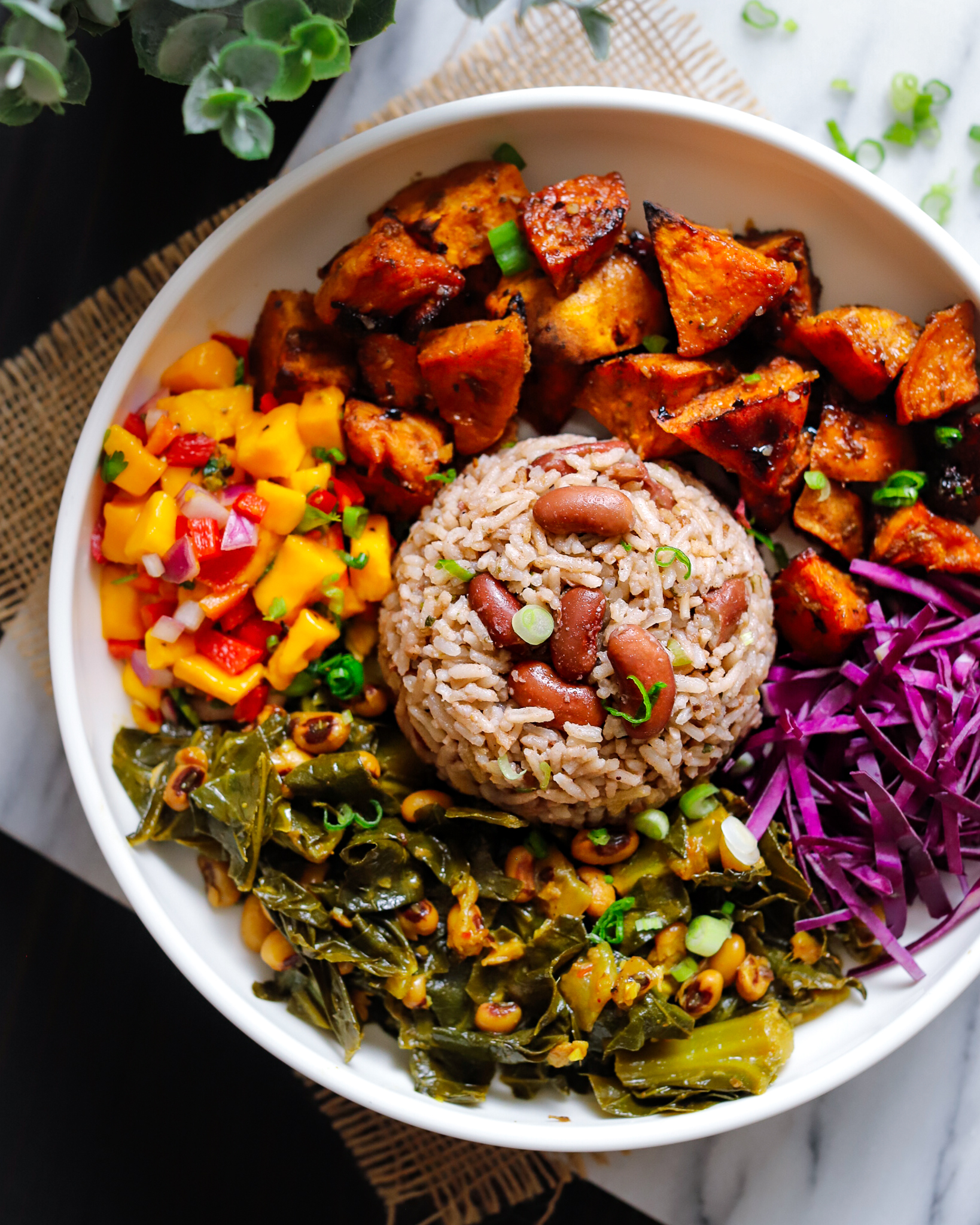 Caribbean-Inspired Vegan Bento Box Meal Prep + VIDEO + VIDEO